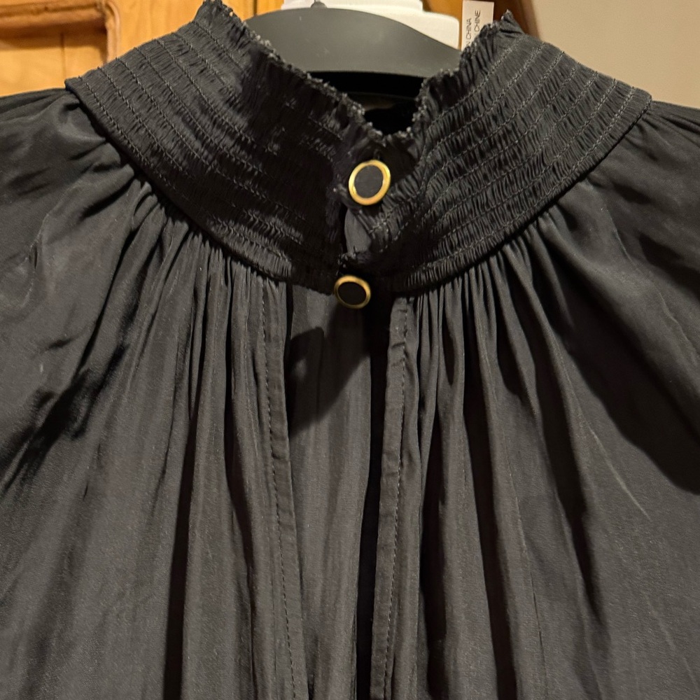 Ramy Brook Aleen V-neck Top Blouse in Black size S - NWT - Picture 5 of 11
